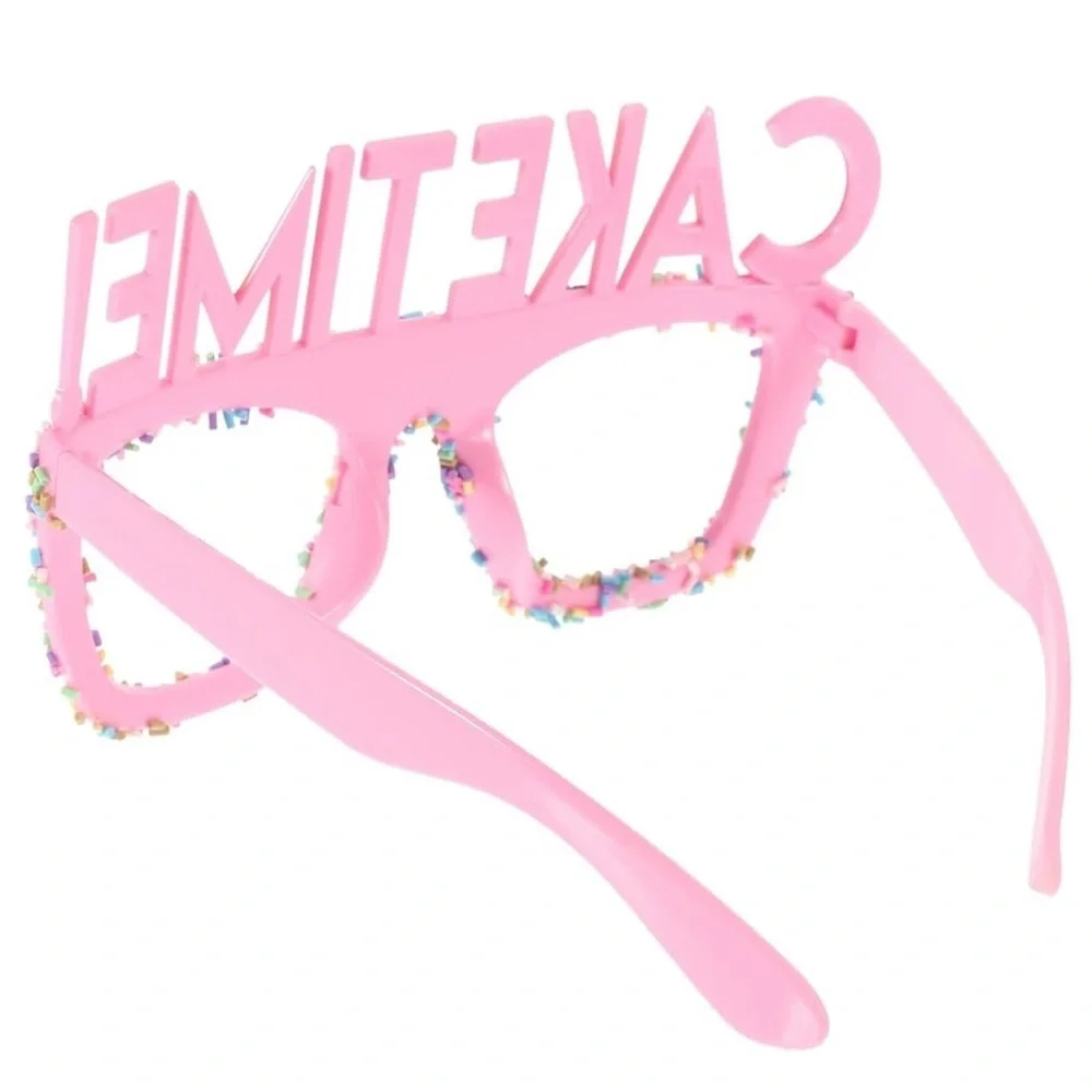 NWT Cake Time Party Glasses - Pink Sprinkles